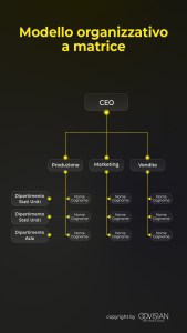 Modello Organizzativo a matrice