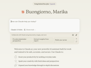 Pagina Iniziale Claude