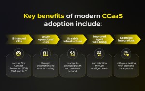 Top 10 CCaaS Platforms in the USA - infographic